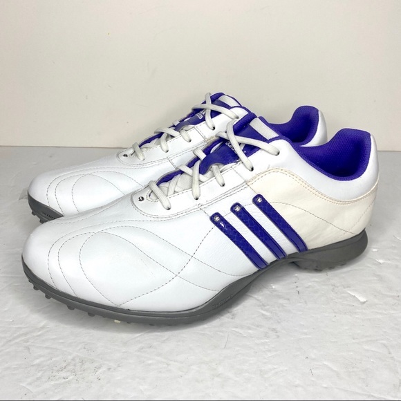 adidas Shoes Adidas Natalie Golf Shoes White Purple Traxion Poshmark